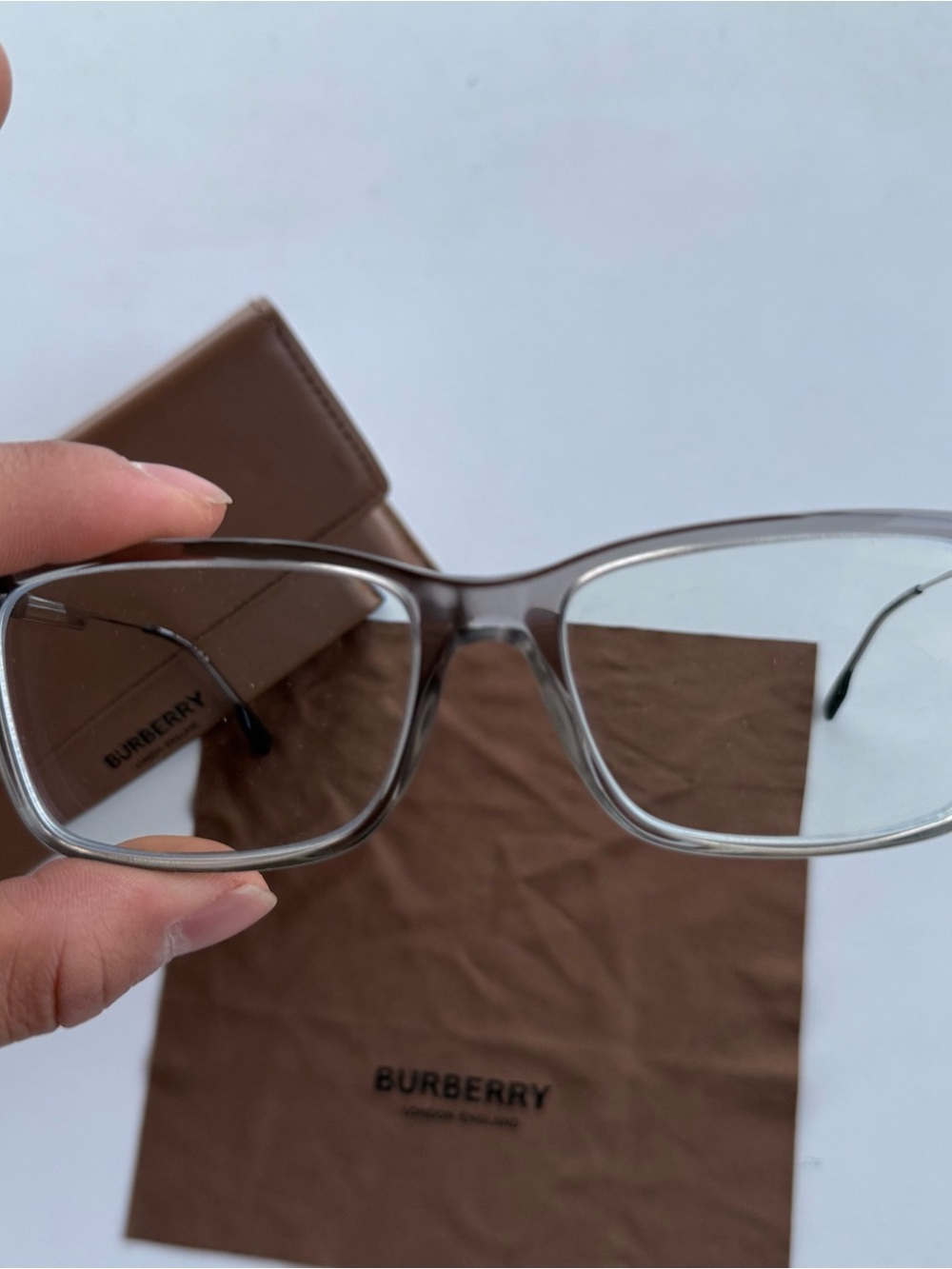 Burberry Harrington monogram logo frame prescription glasses - Picture 2 of 6